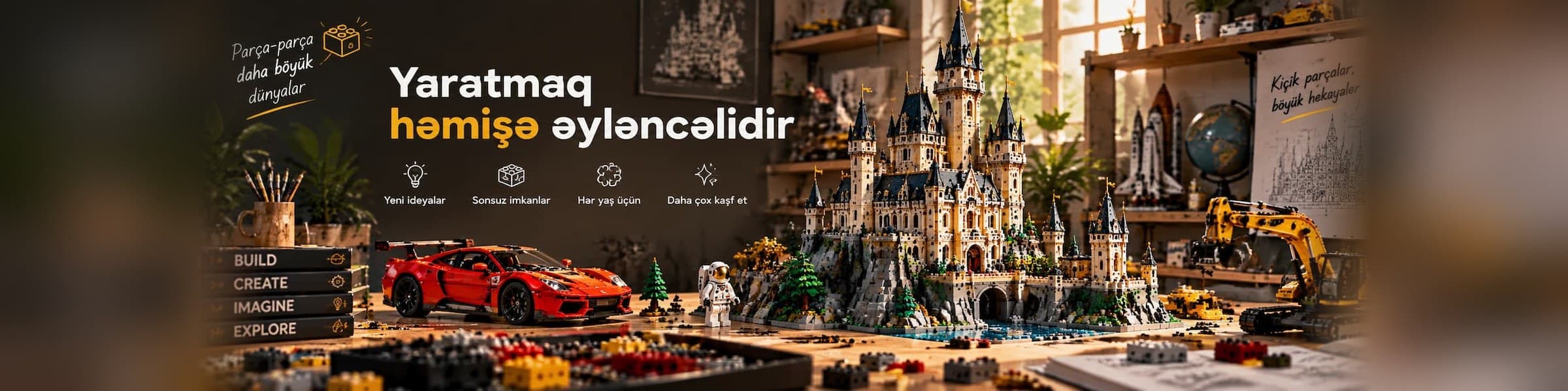 Kiçik ölçü, böyük sürət — RC maşınlarla həyəcan hər zaman səninlə.